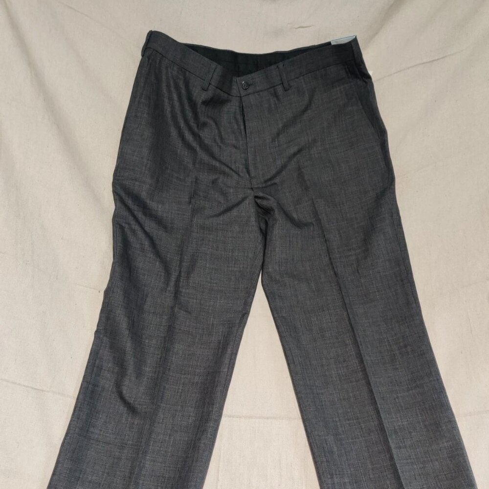 Cubavera Pants Men's 36x32 Tailored Tropics Dress Slacks Suit Charcoal Gray NWT